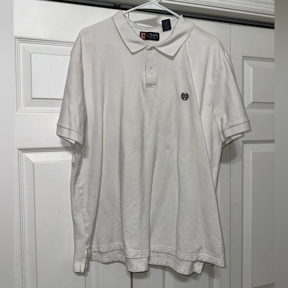 Chaps Men’s White Polo